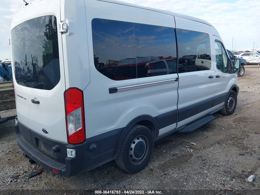 VIN 1FBAX2CM4KKB70626 2019 FORD TRANSIT PASSENGER WAGON XL/XLT