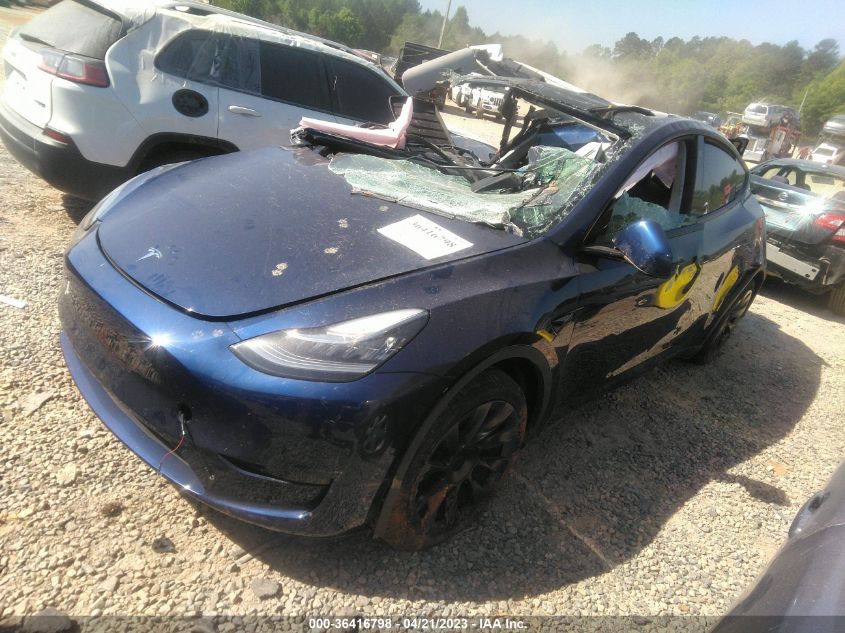 2023 TESLA MODEL Y LONG RANGE - 7SAYGAEE4PF583101