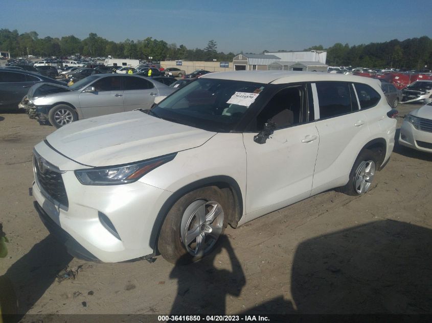 2020 TOYOTA HIGHLANDER L - 5TDCZRAH4LS000726