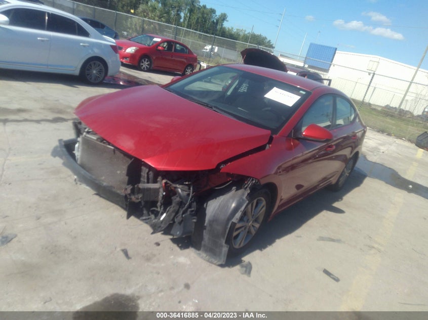 VIN 5NPD84LF8JH237227 2018 HYUNDAI ELANTRA SEL
