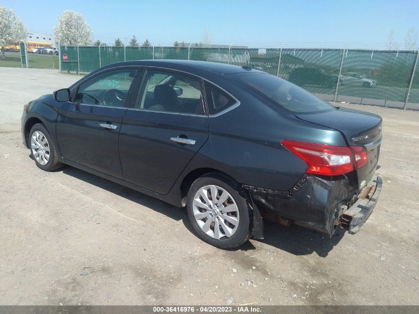 2016 NISSAN SENTRA SR/SL/S/SV/FE+ S - 3N1AB7AP8GY234747