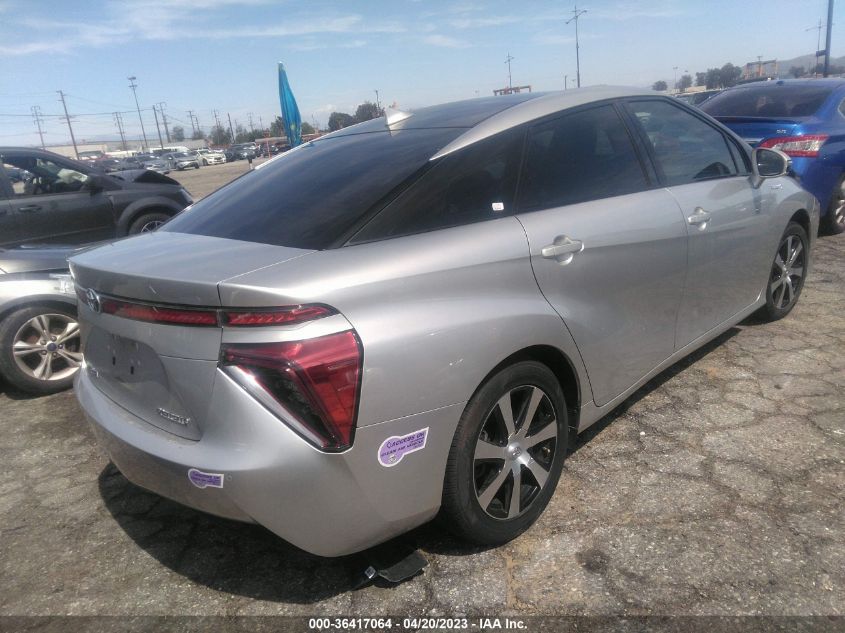 2016 TOYOTA MIRAI JTDBVRBD7GA000855