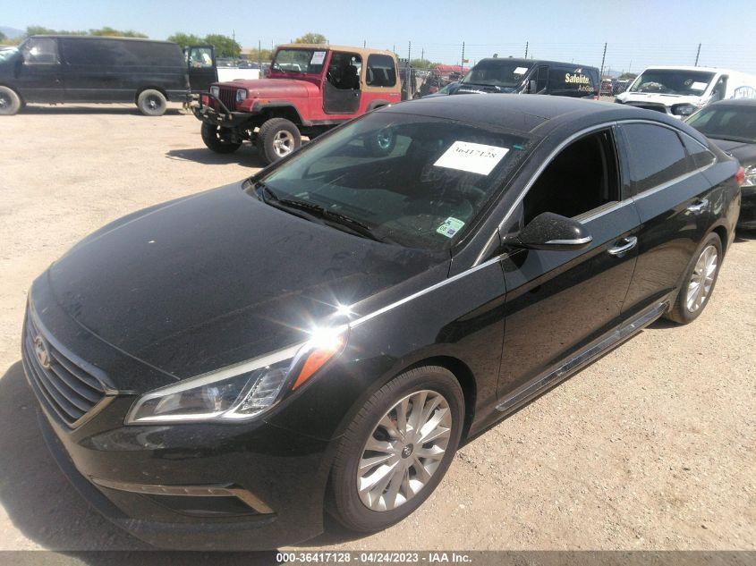 2015 HYUNDAI SONATA 2.4L LIMITED - 5NPE34AF2FH234059