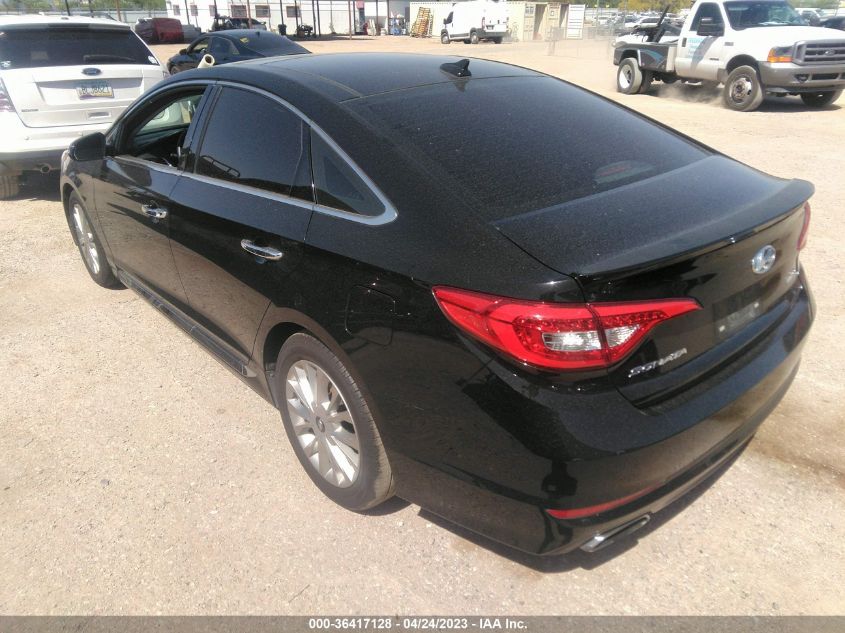 2015 HYUNDAI SONATA 2.4L LIMITED - 5NPE34AF2FH234059