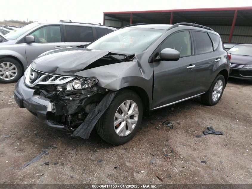 2014 NISSAN MURANO SV - JN8AZ1MW9EW533469
