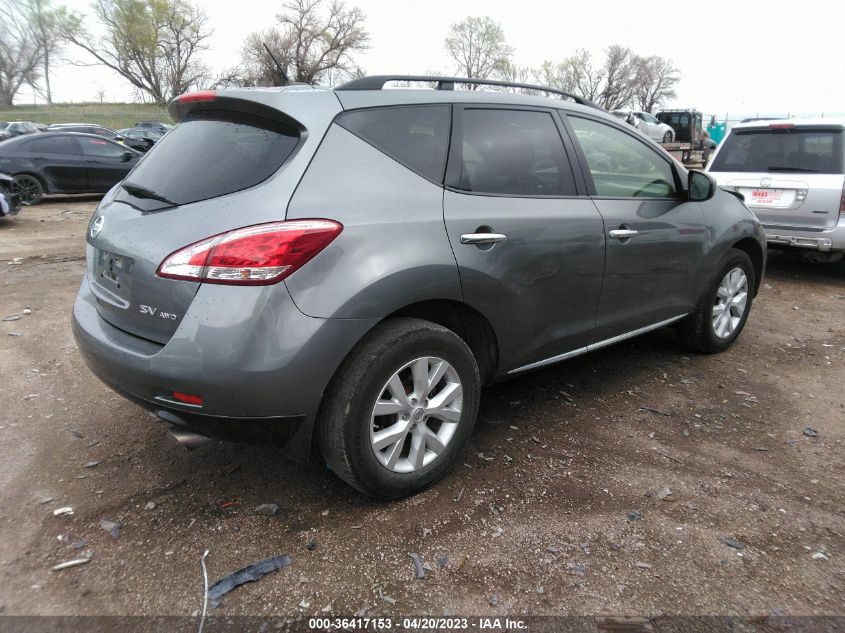 2014 NISSAN MURANO SV - JN8AZ1MW9EW533469