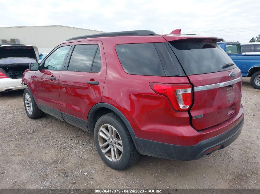 2017 FORD EXPLORER BASE - 1FM5K7B85HGA27026