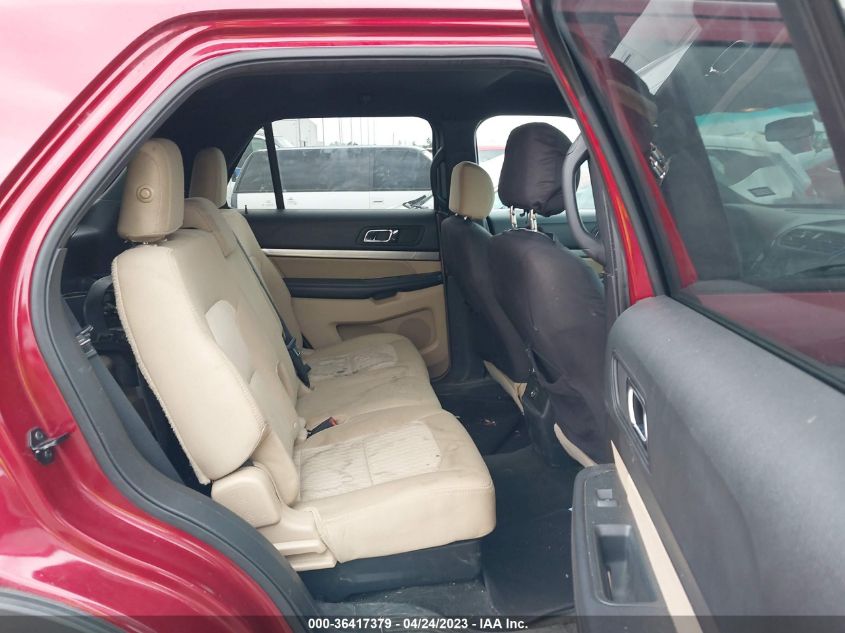 2017 FORD EXPLORER BASE - 1FM5K7B85HGA27026