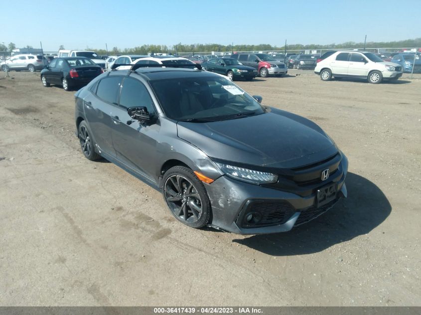 2017 HONDA CIVIC HATCHBACK SPORT TOURING - SHHFK7H91HU227256