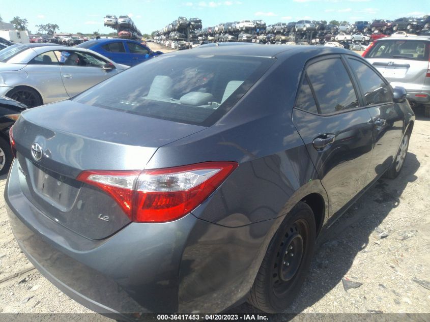 2014 TOYOTA COROLLA L/LE/S/S PLUS/LE PLUS - 2T1BURHE6EC074621