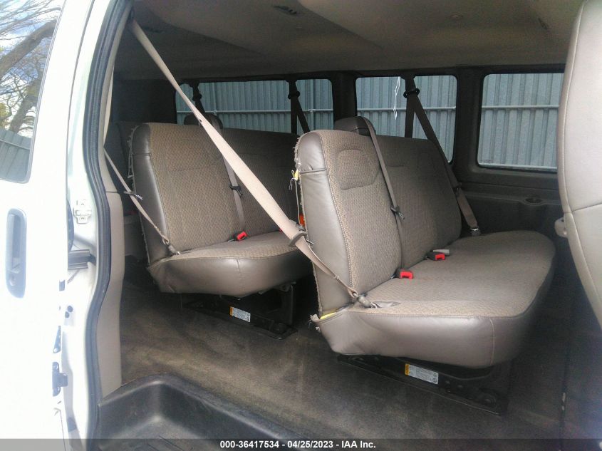 2019 CHEVROLET EXPRESS PASSENGER LT - 1GAZGPFG7K1218152