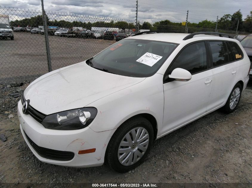 2013 VOLKSWAGEN JETTA SPORTWAGEN S - 3VWPP7AJ8DM672298