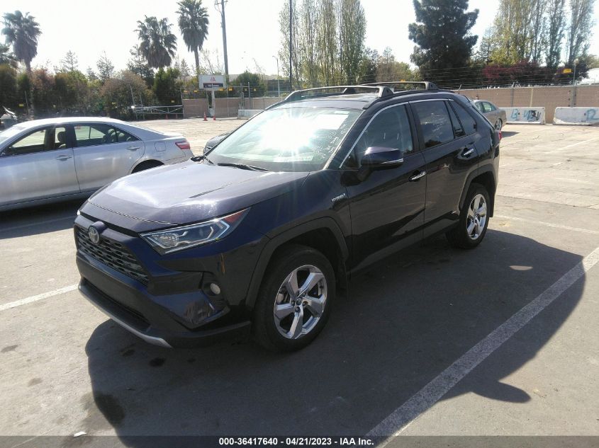 2021 TOYOTA RAV4 HYBRID LIMITED - 4T3D6RFV7MU007357