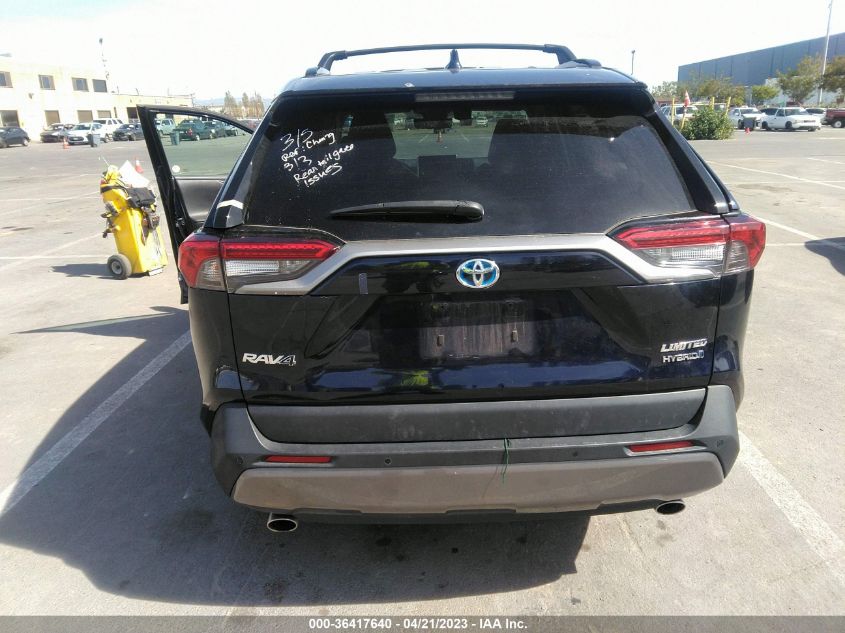 2021 TOYOTA RAV4 HYBRID LIMITED - 4T3D6RFV7MU007357