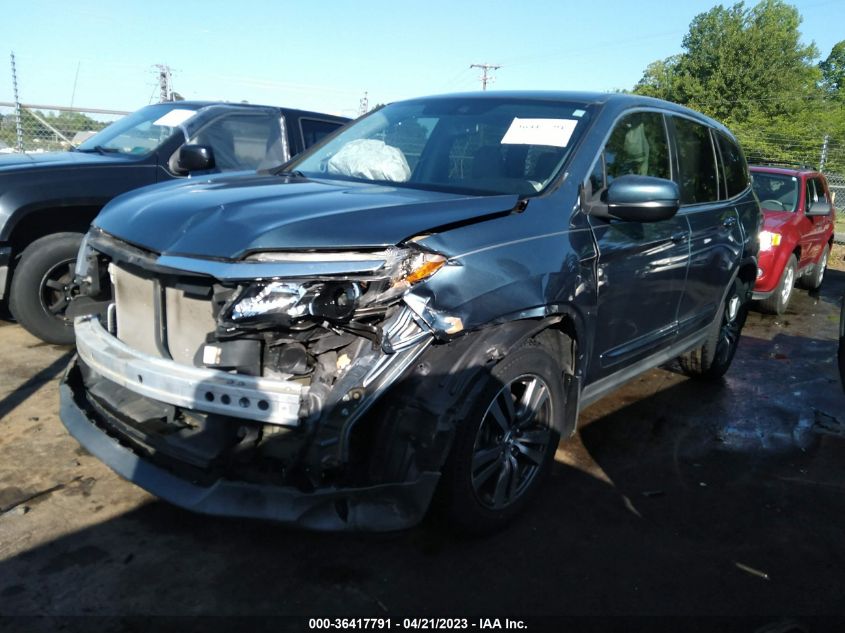 2017 HONDA PILOT EX-L - 5FNYF5H50HB008577