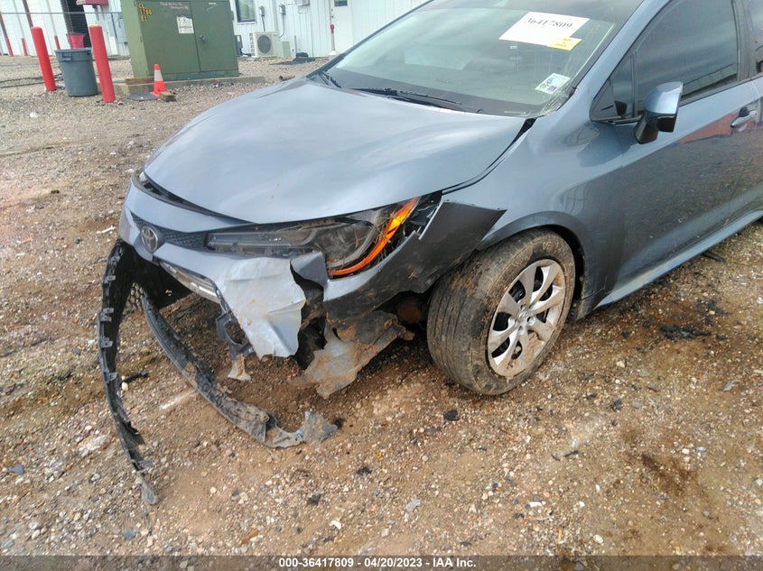 VIN 5YFEPRAE1LP051047 2020 TOYOTA COROLLA LE