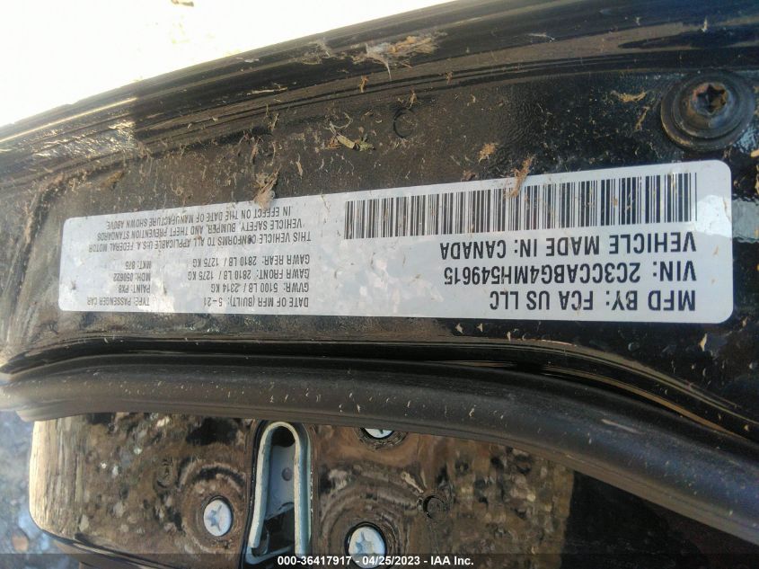 2021 CHRYSLER 300 300S - 2C3CCABG4MH549615