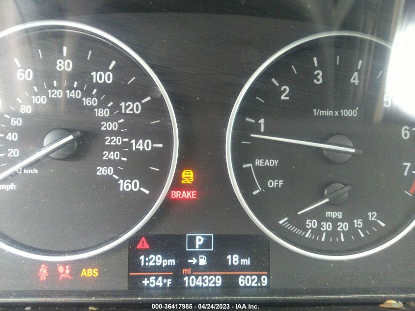 2015 BMW 3 SERIES 328I XDRIVE - WBA3B5C53FP652944