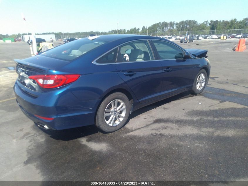 2016 HYUNDAI SONATA 2.4L - 5NPE24AF3GH388431