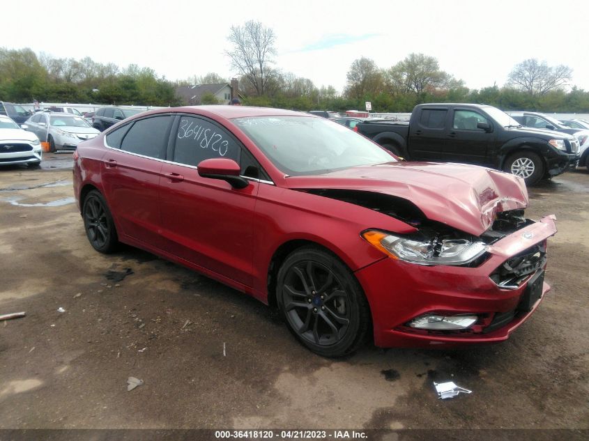 2018 FORD FUSION SE - 3FA6P0H78JR225295