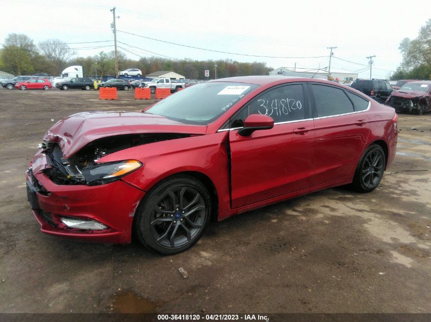 2018 FORD FUSION SE - 3FA6P0H78JR225295