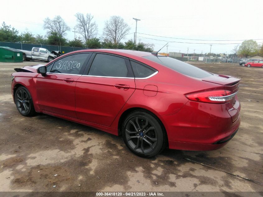 2018 FORD FUSION SE - 3FA6P0H78JR225295