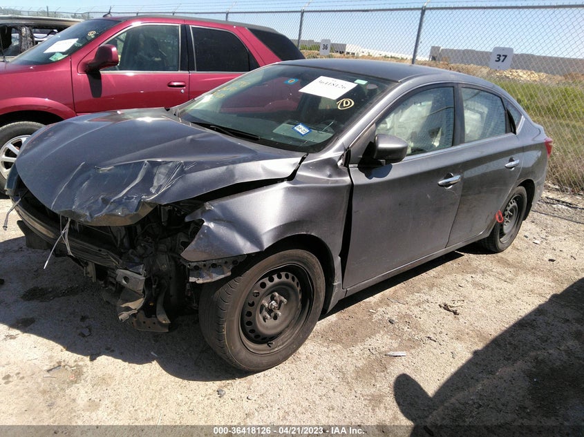 VIN 3N1AB7AP1KY447192 2019 NISSAN SENTRA S