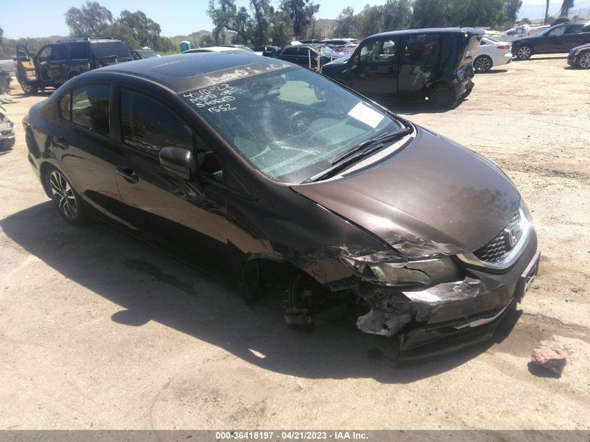 2014 HONDA CIVIC SEDAN EX - 2HGFB2F85EH531552