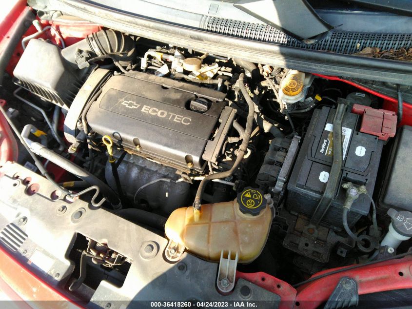 2013 CHEVROLET SONIC LT - 1G1JC6SHXD4195999