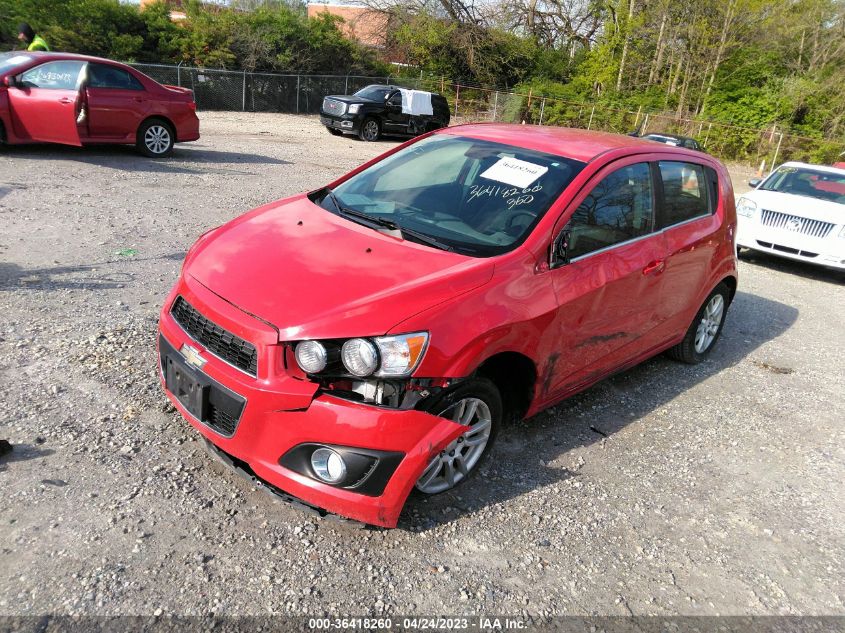 2013 CHEVROLET SONIC LT - 1G1JC6SHXD4195999