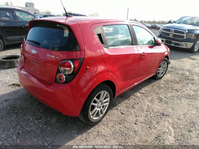2013 CHEVROLET SONIC LT - 1G1JC6SHXD4195999