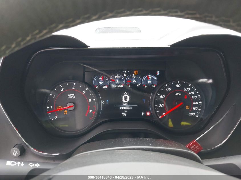 2022 CHEVROLET CAMARO 2SS - 1G1FH1R72N0108127