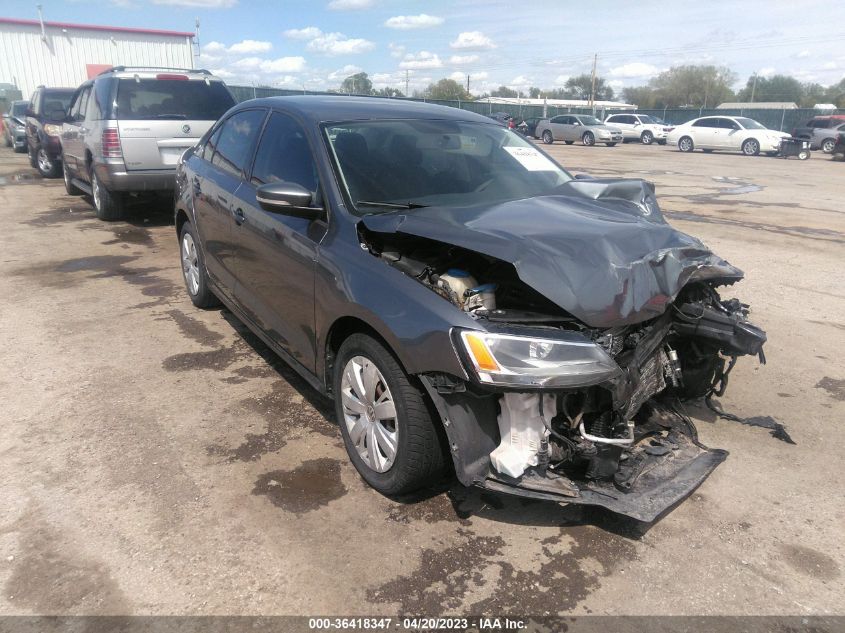 2014 VOLKSWAGEN JETTA 1.8T SE - 3VWD17AJ4EM360114