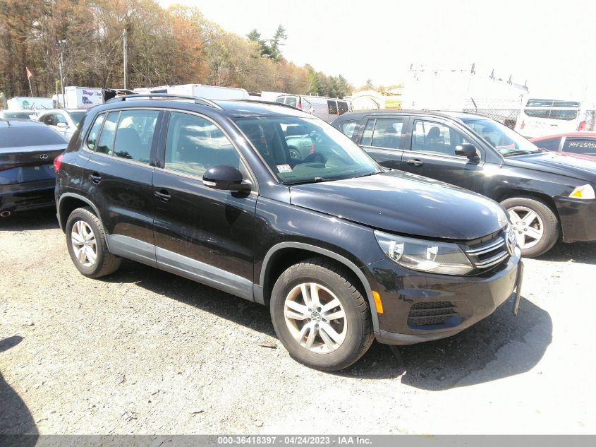 2015 VOLKSWAGEN TIGUAN S - WVGBV7AX4FW504048