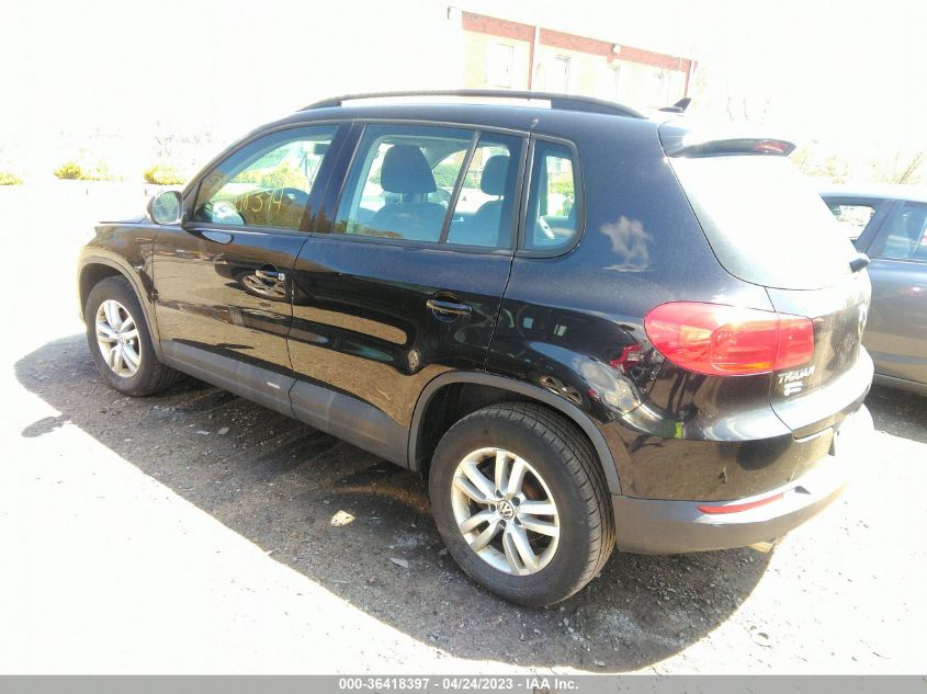 2015 VOLKSWAGEN TIGUAN S - WVGBV7AX4FW504048