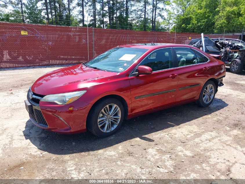 2015 TOYOTA CAMRY XLE/SE/LE/XSE - 4T1BF1FK2FU966319