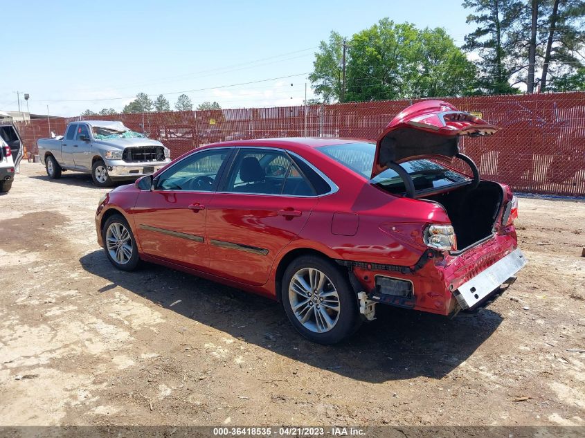 2015 TOYOTA CAMRY XLE/SE/LE/XSE - 4T1BF1FK2FU966319