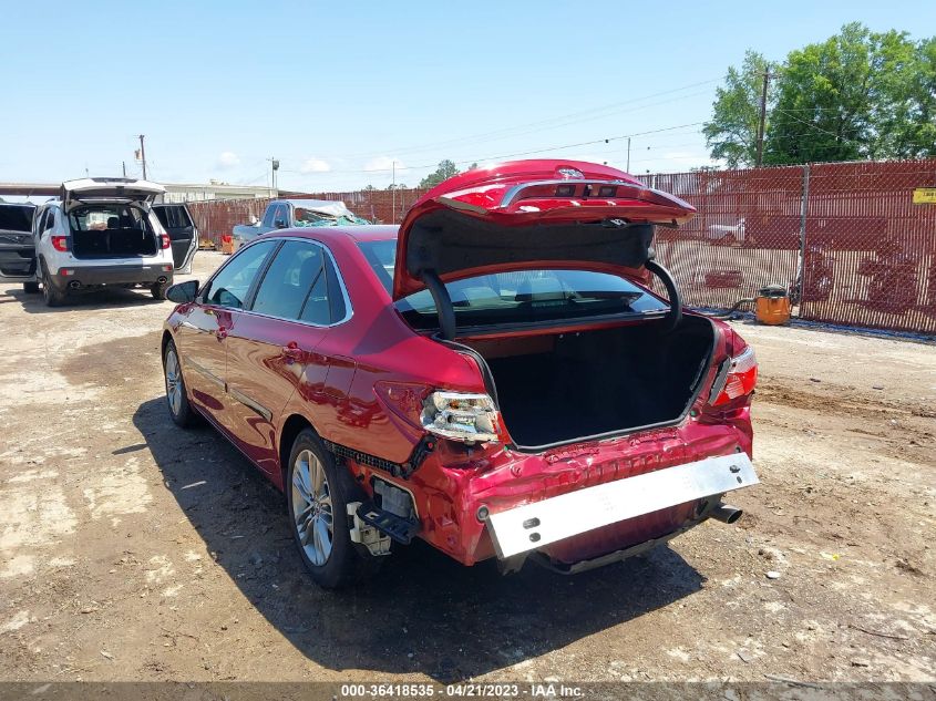 2015 TOYOTA CAMRY XLE/SE/LE/XSE - 4T1BF1FK2FU966319