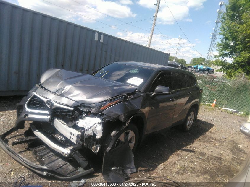 2022 TOYOTA HIGHLANDER L - 5TDCZRBH2NS566711