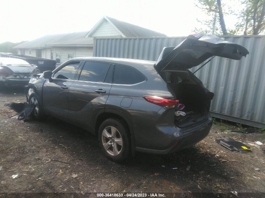 2022 TOYOTA HIGHLANDER L - 5TDCZRBH2NS566711