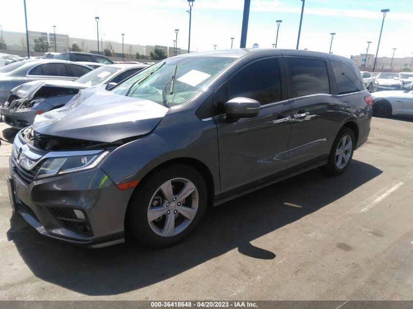 2020 HONDA ODYSSEY EX-L - 5FNRL6H72LB003670
