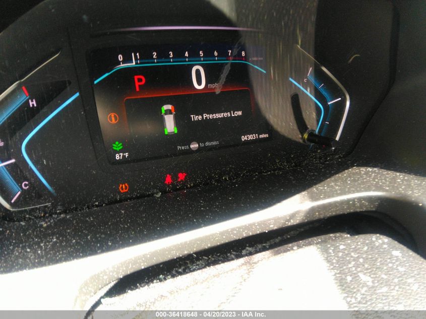2020 HONDA ODYSSEY EX-L - 5FNRL6H72LB003670