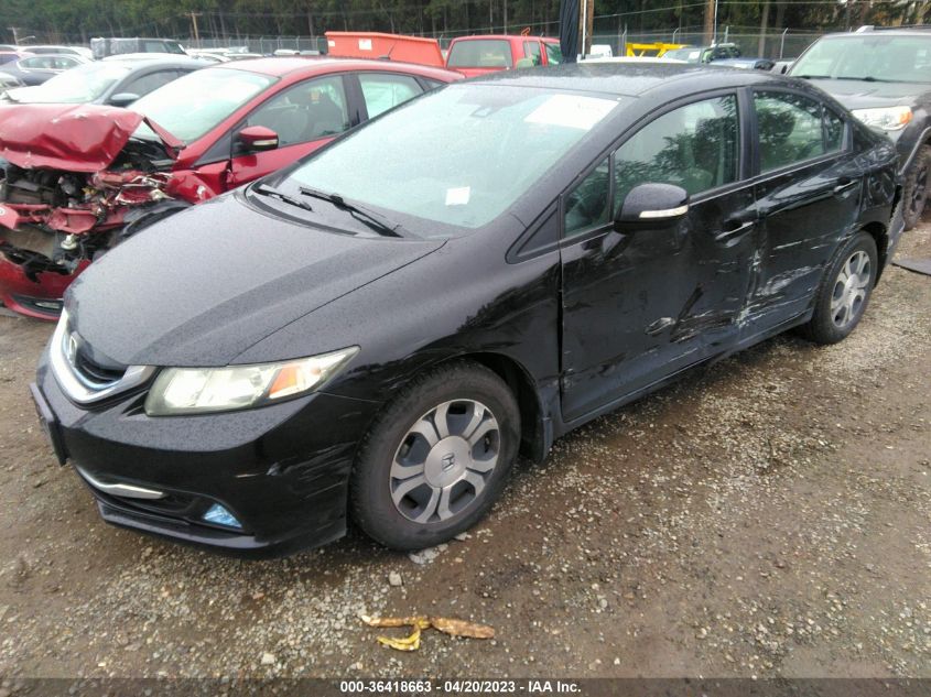 2013 HONDA CIVIC HYBRID - 19XFB4F29DE201042