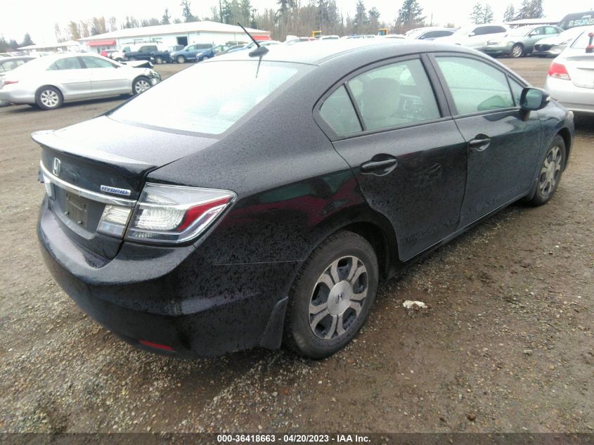 2013 HONDA CIVIC HYBRID - 19XFB4F29DE201042