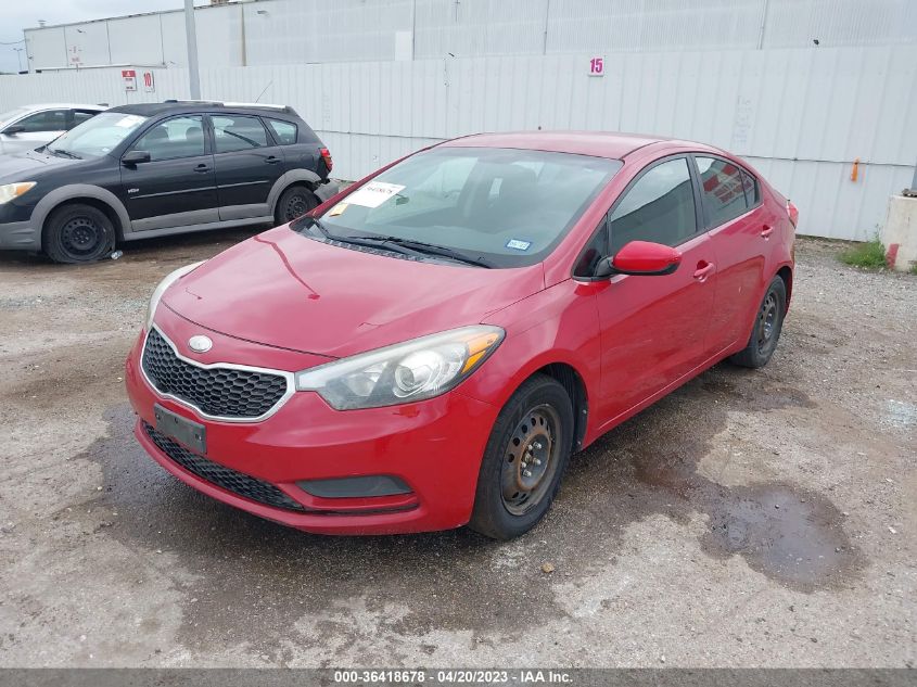 2014 KIA FORTE LX - KNAFK4A60E5063282