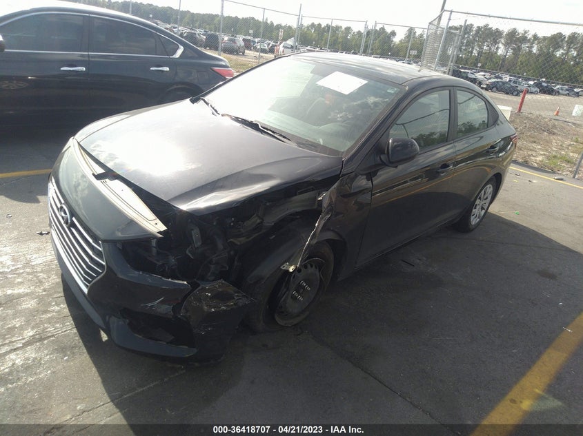 VIN 3KPC24A60NE158662 2022 HYUNDAI ACCENT SE