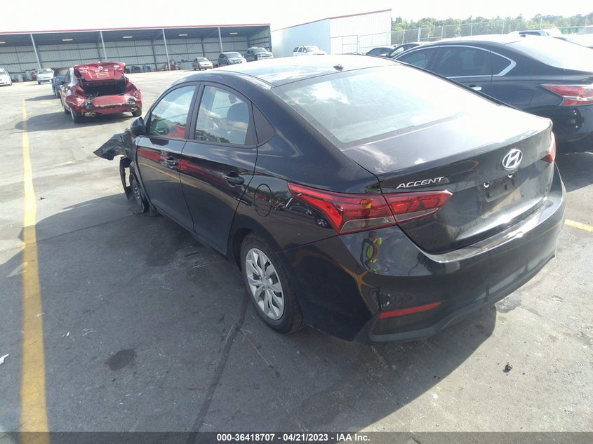 VIN 3KPC24A60NE158662 2022 HYUNDAI ACCENT SE