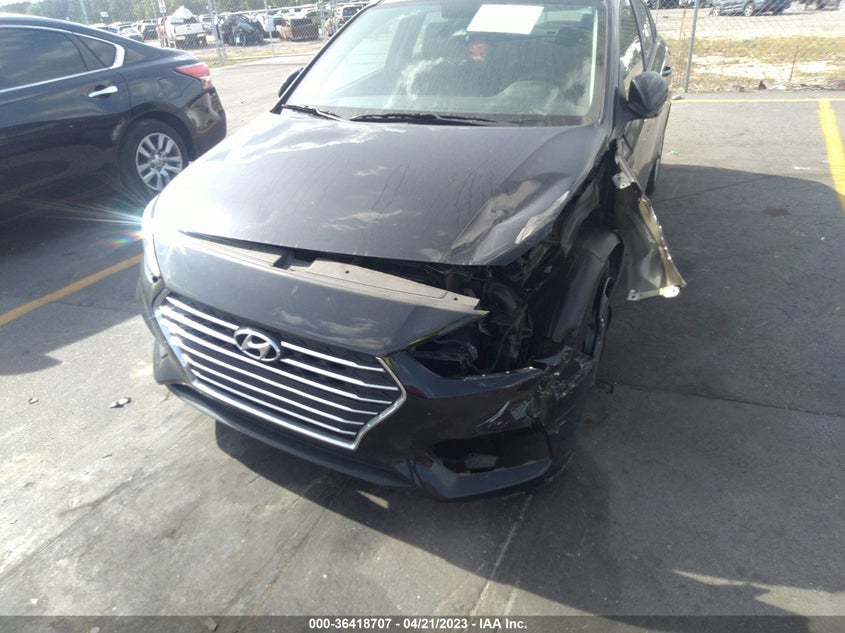 VIN 3KPC24A60NE158662 2022 HYUNDAI ACCENT SE