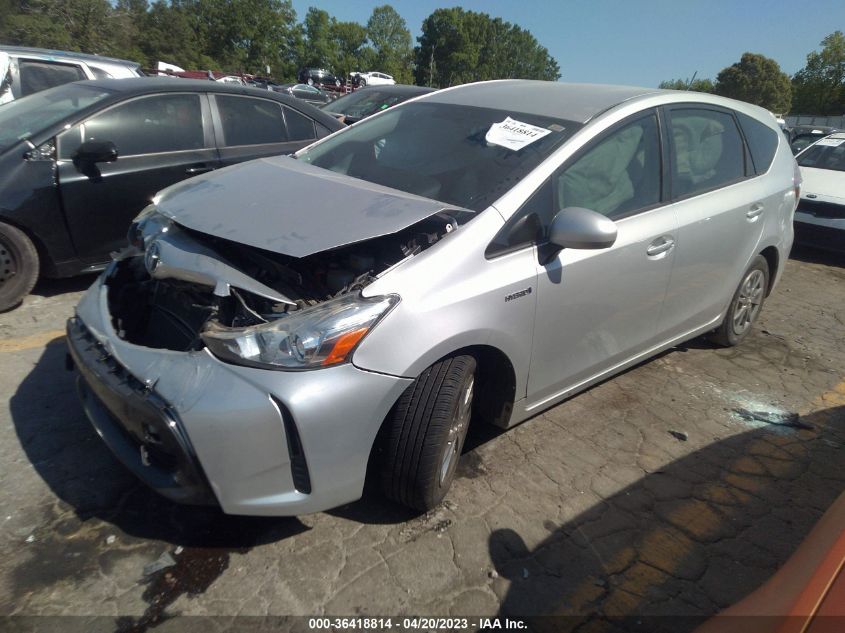 2015 TOYOTA PRIUS V TWO/FIVE/THREE/FOUR - JTDZN3EU0FJ023271