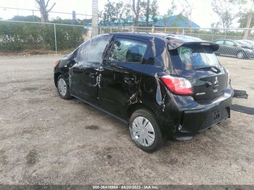 2021 MITSUBISHI MIRAGE ES/LE/CARBONITE EDITION - ML32AUHJ2MH012560